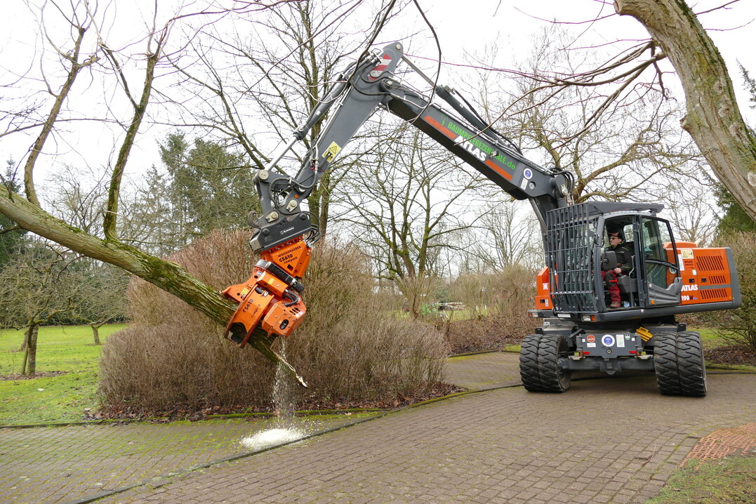 Der Mobilbagger Atlas 190W