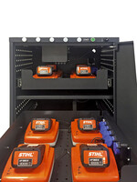 Der Akku-Ladeschrank von Stihl