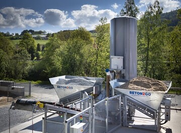 Betontankstelle von Beton2Go.