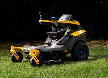 Beim Gyro Axial-Mher von STIGA trifft leistungsstarke Schnittperformance auf ergonomisches Design und optimale Manvrierfhigkeiten. 