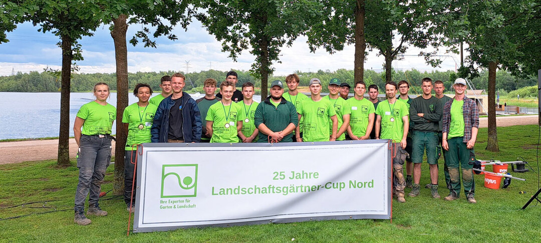 Beim 25. Landschaftsgrtner-Cup Nord maen die 20 talentiertesten angehenden Landschaftsgrtner:innen aus Schleswig-Holstein, Hamburg und Mecklenburg-Vorpommern ihr Knnen und krten ihre Landesmeister.