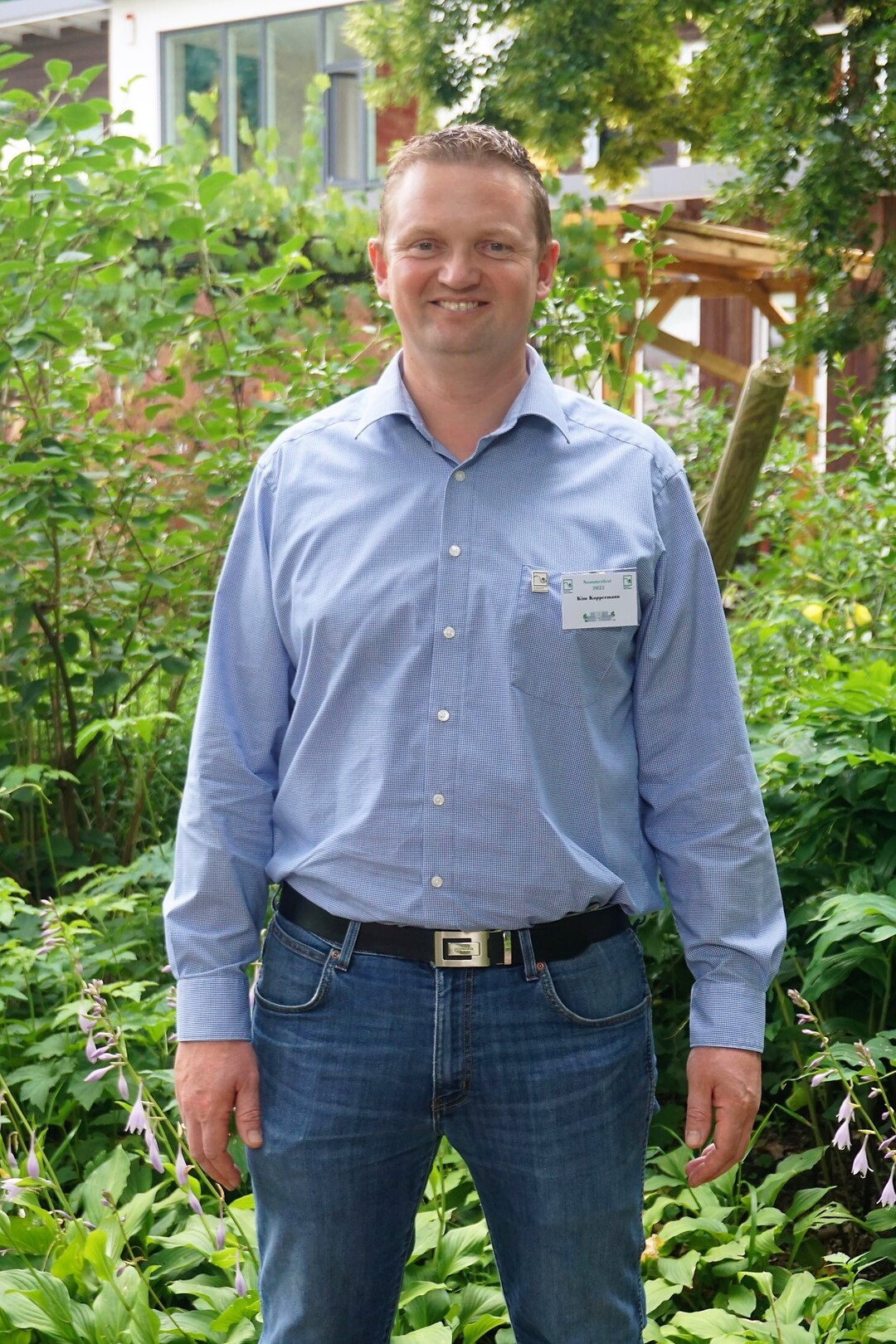 Kim Oliver Koppermann, Geschftsfhrer des Fachbetriebes Koppermann Garten- und Landschaftsbau, ist berzeugt: In Krisenzeiten mssen Unternehmer flexibel und bereit sein, sich neu zu orientieren.
