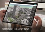 Das Service Pack 3 für die deutsche Version von Vectorworks 2022 bietet u. a. neue Integrationen bei den Vectorworks Cloud Services und erhebliche Leistungssteigerungen durch den Einsatz der Unity Technologies Gaming Engine. Ein weiteres Highlight ist eine direkte Verbindung zu Twinmotion.