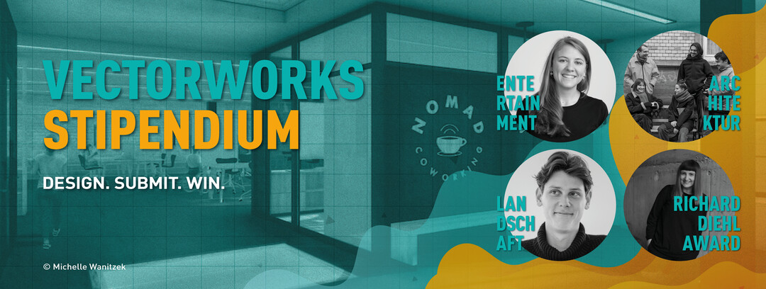 Eine Bewerbung für das Vectorworks Stipendium 2023 ist vom 01. Juni bis 31. Oktober 2023 möglich