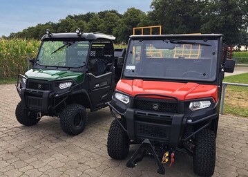 UTV K9 von KIOTI berzeugt als agiler Partner fr
Hausmeister im Gebude-, Gelnde- und
Sportplatzmanagement. 