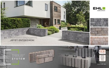 Betonstein mit Stecksystem 