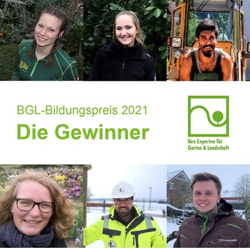 Der BGL-Bildungspreis wrdigt engagierte Nachwuchskrfte, die sich durch sehr gute Leistungen in der beruflichen Aus- oder Weiterbildung sowie ber ihren starken Einsatz fr den landschaftsgrtnerischer Berufsstand auszeichnen.