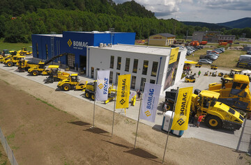 Neues Gebude fr Bomag sterreich: Am 30. Juni fand die Erffnung der Niederlassung in Alland bei Wien statt.