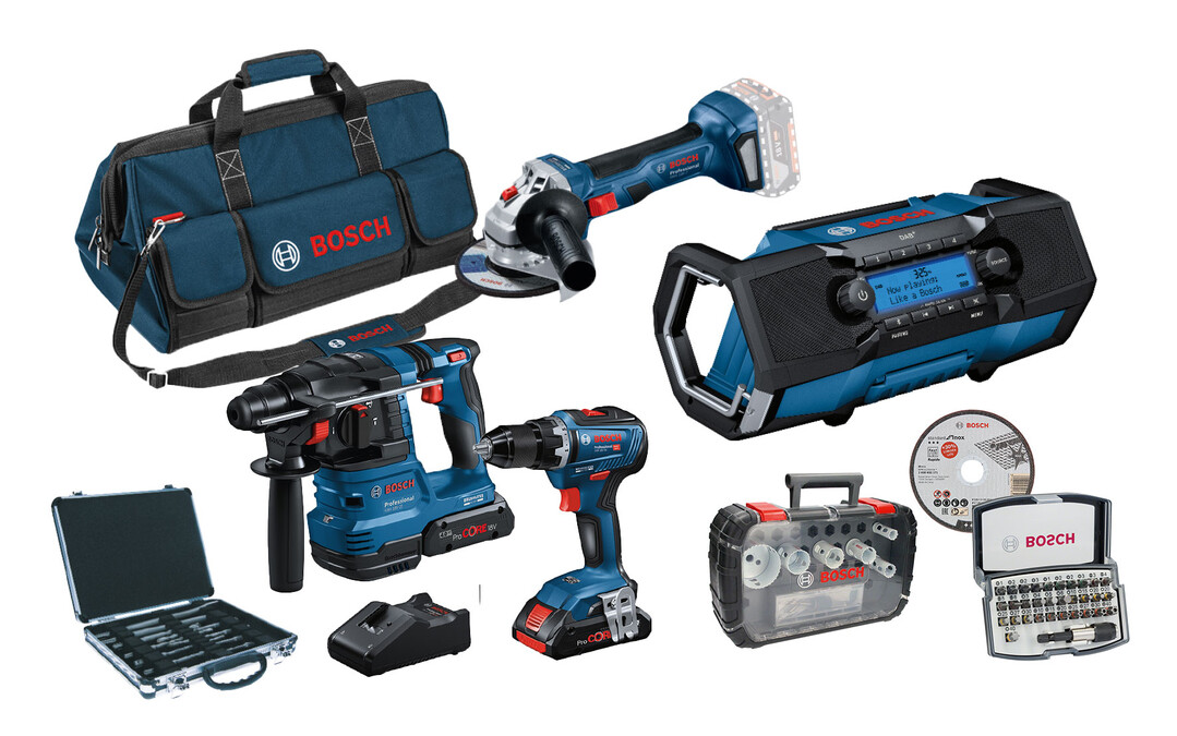 Das leistungsstarke Werkzeugpaket von Bosch Professional