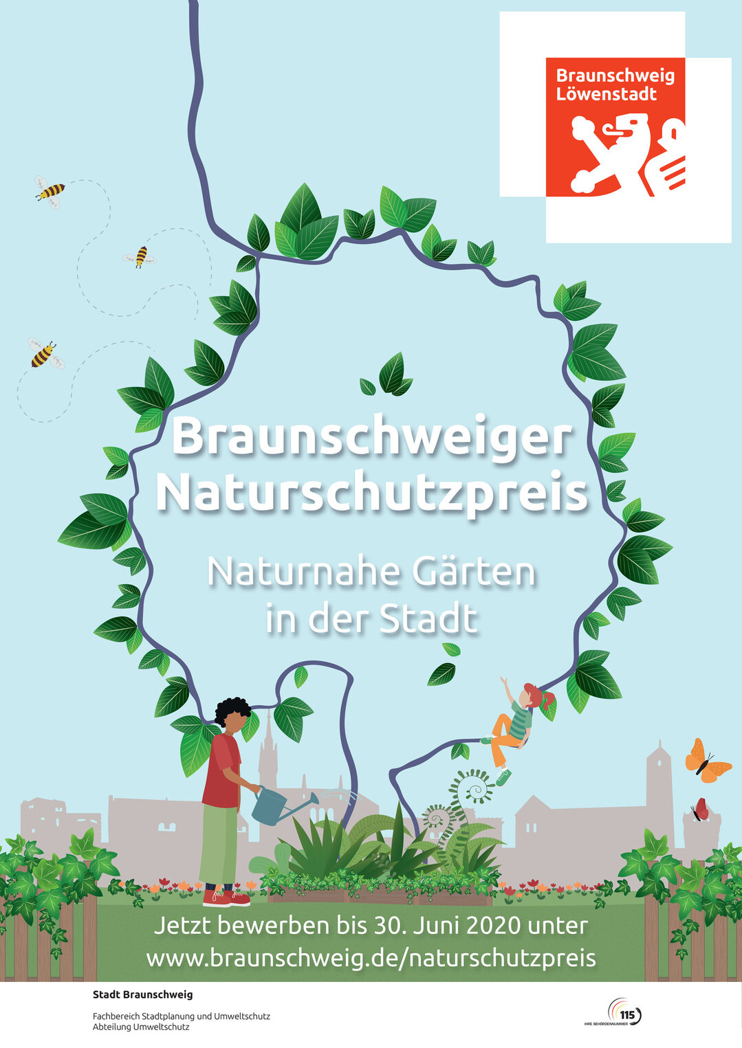 Wird 2020 erstmalig vergeben: der Braunschweiger Naturschutzpreis.