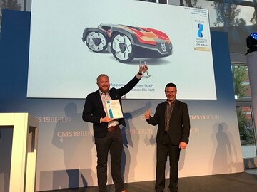 In der Kategorie Kleinmaschinen konnte der Automower 535 AWD berzeugen und den PURUS Award der Internationalen Reinigungsfachmesse CMS Berlin 2019 Cleaning. Management. Services. fr sich gewinnen.