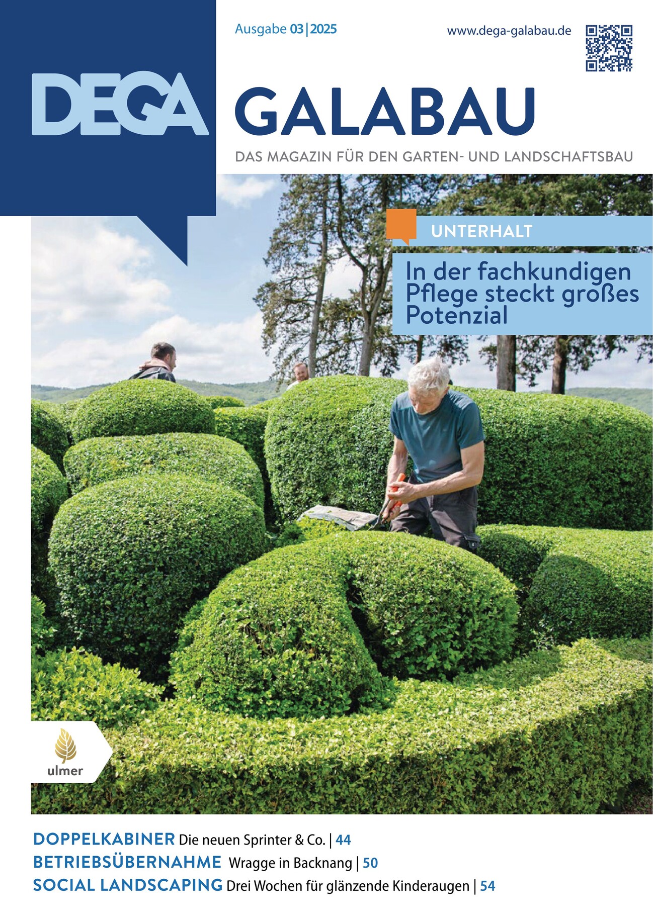 Auf zum Duell DEGA GALABAU das Magazin für den Garten und Landschaftsbau