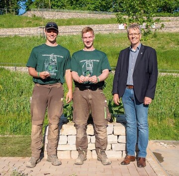 Thies Herrmann und Lennert Herrmann holten den Landschaftsgrtner Cup 2023 in Niedersachsen-Bremen.