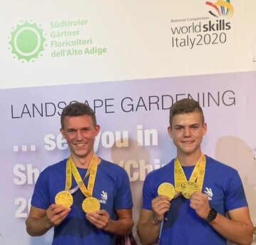 Tobias Hofer und Jacob Pizzini sind Italiens beste Landschaftsgrtner.