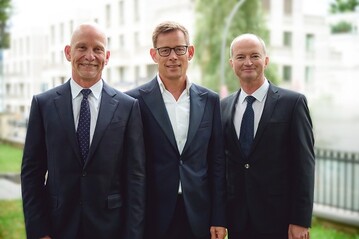 Die DBL Geschftsfhrung (v.l.n.r.): Andreas W. Merk, Urs Raschle und Dirk Hischemller. 