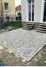 Die überlieferte Technik passt gut zu der Gründerzeitvilla, zu der die Terrasse gehört.