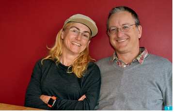 Alexandra und Richard Zauner sind seit dem Gymnasium ein Team – privat wie spter auch unternehmerisch.