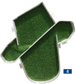 Witzig in Szene gesetzt: Hermann Meyer wirbt für Beeteinfassungen.