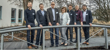 Die Referenten und Organisatoren, v. l.: Michael Horeis, Dr. Gerald Koch, Uwe Halupczok, Elke Hornoff, Florian Zeller, Wolf Meyer-Ricks, Martin Thieme-Hack. Nicht im Bild: Stephan Hofherr und Helmut Stoll