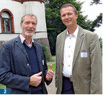 FGL-Präsident Olaf Kirsch (r.) und Stefan Pulkenat, Vorsitzender des bdla Mecklenburg-Vorpommern