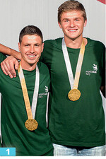 Toni Mittermair und Hannes Kofler vertreten Südtirol in Abu Dhabi.