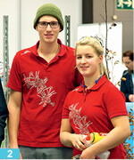 Gabriel Rauch und Katharina Strasser treten für Österreich an.