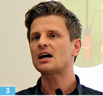 Dr. Patrick Lawson präsentierte erste Forschungsergebnisse zu Hybridrasen.