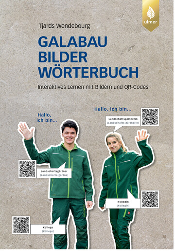 Bilder-Wrterbuch: Gleich auf dem Innentitel wird klar: Im GaLaBau herrscht Gleichberechtigung.