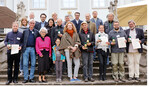 Die Preisträger und Juroren des Fürstlichen Gartenfestes Schloss Fasanerie 2018.