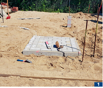 Ordnung auf der Baustelle ist auch beim ben wichtig.