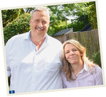 Ihre Spezialität sind japanische Gärten: Reinhold und Sonja Borsch (siehe Video hinter dem QR-Code).