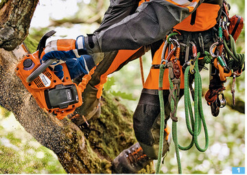 Die Husqvarna 536 lixp im Einsatz bei der Baumpflege