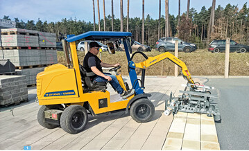 Der sddeutsche Hersteller Probst bietet mit seiner kompakten VM-301-Pavermax eine Verlegemaschine mit gnstigem Preis-Leistungs-Verhltnis.