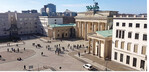 Vom Balkon des Allianzforums aus haben Gäste und Mitarbeiter der Geschäftsstelle einen herrlichen Blick aufs Brandenburger Tor und den Pariser Platz.