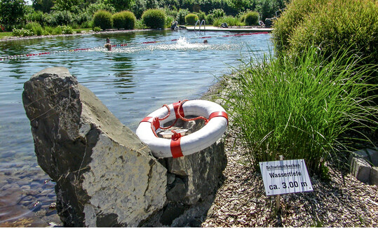 Fr privat genutzte Schwimmteiche gelten andere Vorgaben als fr ffentliche Anlagen.