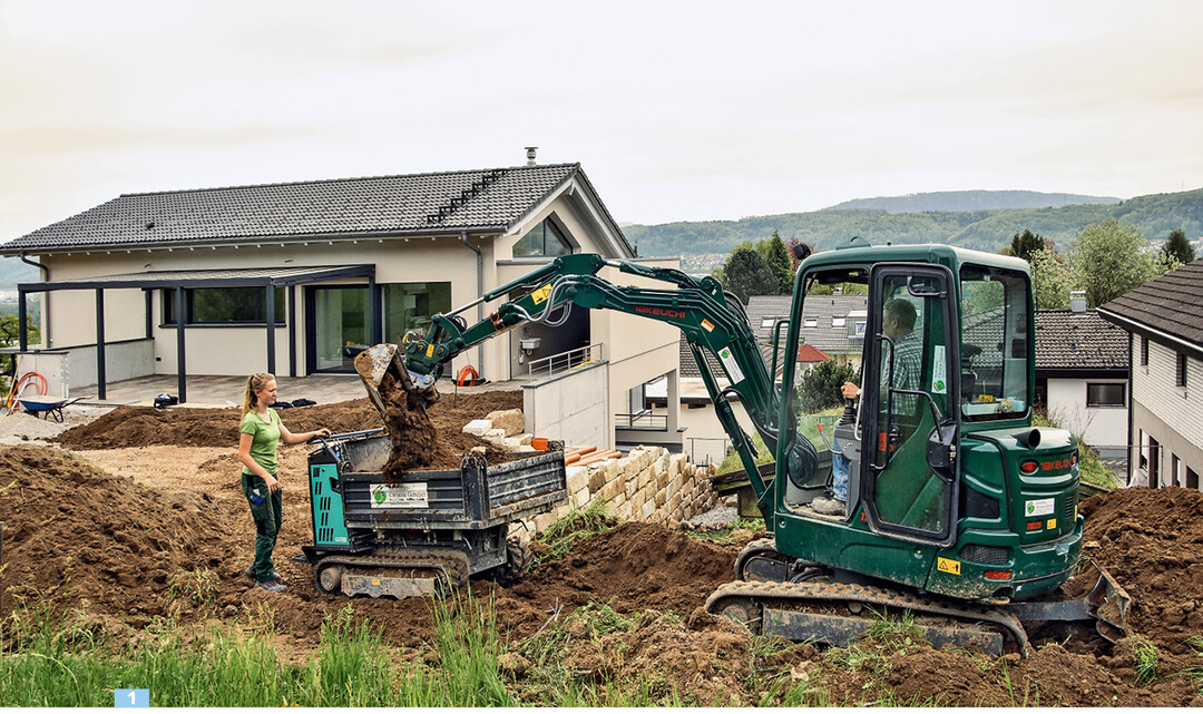 Rund um dieses Einfamilienhaus in Bad Sckingen konnte das Team von Christine Gerteiser sein gesamtes Knnen beweisen.