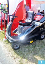 Gianni Ferrari präsentierte einen Akkuheckfänger ...