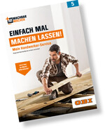 Ergebnis eines Fotoshootings in Hamburg: In allen Filialen ist Davit Arican als Handwerker zu sehen.