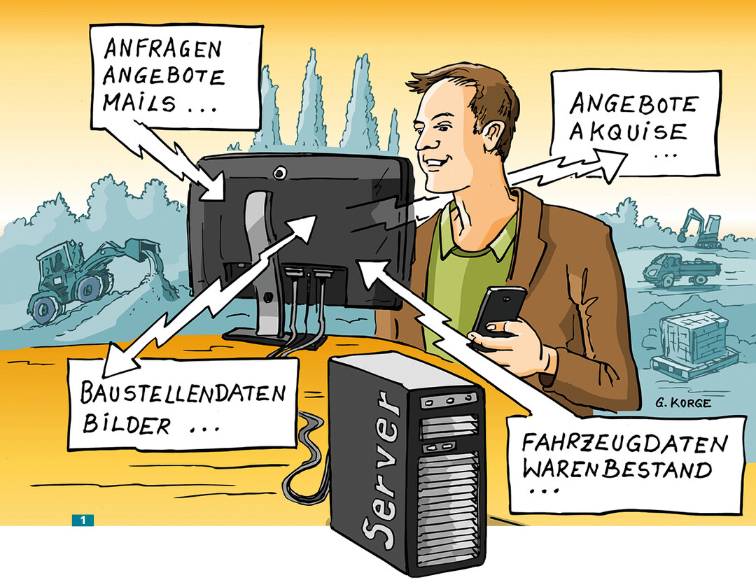 Die meisten Vorgänge zwischen Baustellen, Kunden, Lieferanten und Büro sind ohne digitale Werkzeuge kaum noch denkbar. Marketing, auch Mitarbeiter- und Azubiakquise, sind heute in Social-Media-Kanälen oft am erfolgreichsten.