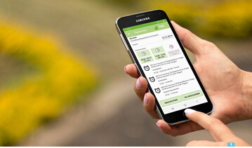 Smartphones sind ein Universalwerkzeug, auch fr die Zeiterfassung; hier die App Time" von DATAflor.