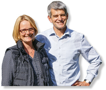Christine und Stefan Schaller sind die Kpfe hinter Zinsser Grten.