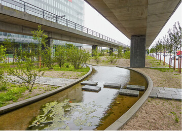 Wasser in der Stadt - wie hier in der Planstadt Ørestad im Sden von Kopenhagen - ist in Zeiten des Klimawandels kein Luxus mehr, sondern unverzichtbarer Bestandteil einer grn-blauen Infrastruktur zur Verbesserung der Wohn- und Arbeitsqualitt. Voraussetzung dafr sind funktionsfhige Abdichtungen, die Wasserhaltung gewhrleisten.