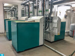 Das Herzstück der Anlage, die BHKWs von Senertec, stehen im ehemaligen Ölheizungsraum in der Rahlau.