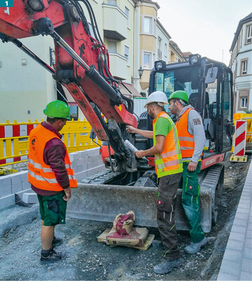 Eine sicherheitstechnische Baustellenunterweisung ist Teil des AMS.