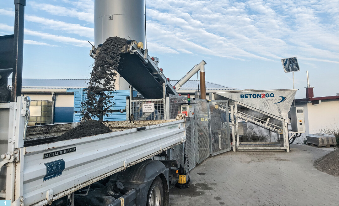 Beton direkt aus der hofeigenen Tankstelle – das ist dank Beton2Go möglich.