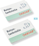 Kunden können bei Geiger Karten für unterschiedlich große Betonchargen kaufen. Der Chipkartenleser liest die bestellte Menge aus und setzt den Mischprozess in Gang.