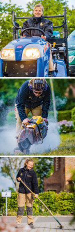 Alle Arbeiten, für die nicht enorme Muskelkraft nötig ist, können Frauen und Männer gleichermaßen gut ausführen. Technik erleichtert schwere Arbeiten für alle.