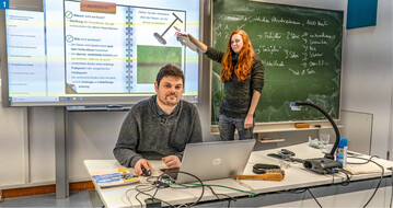  Christian Schambach und Susanne Herzhauser von der LVG Heidelberg . 