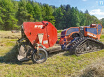 Irus bietet für seine ferngesteuerten Geräteträger ein vollständiges Sortiment an Anbaugeräten für eine wirtschaftliche und artenfreundliche Steilhangpflege, inklusive Mähwerke, Bandrechen, Heuschieber und Ballenpressen.