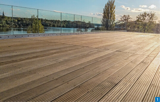  Dachterrassen sind Teil des Gebudes und folgen anderen Regeln als ebenerdige Bauwerke. 